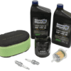 A set of service parts for the motorcycle.