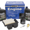 A kit with some engine oil and filters