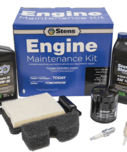 A kit with some engine oil and filters