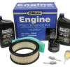 A kit with some engine oil and filters