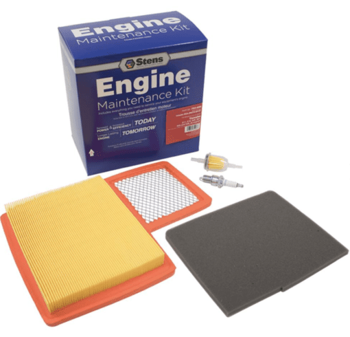 A kit contains the engine maintenance kit and air filter.